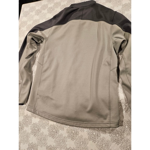 The North Face Jacket Full Zip Softshell Lightweight Coat Gray Black S - Picture 7 of 7